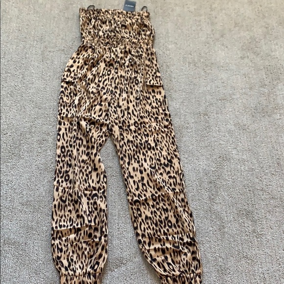Forever 21 Pants - Forever 21 cheetah print romper